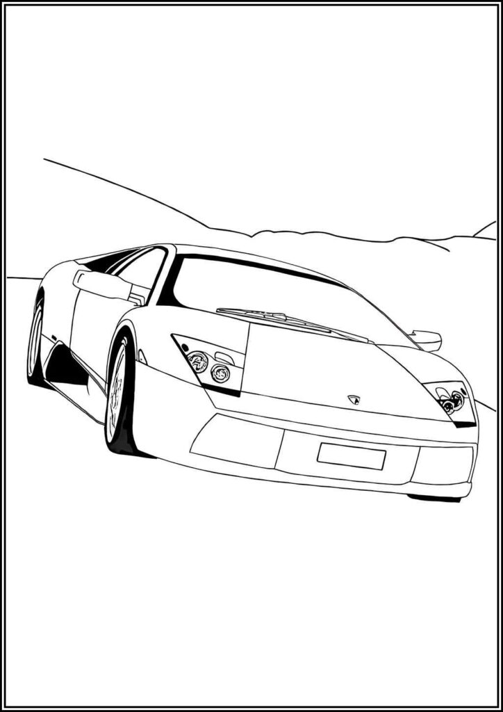 Kolorowanki Lamborghini Do Druku Za Darmo W Pdf