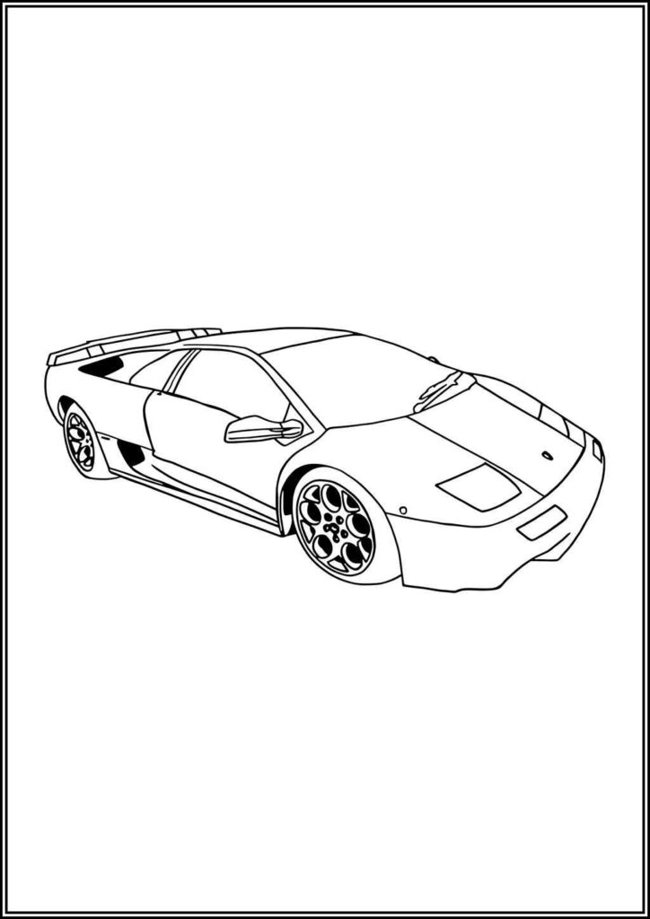 Kolorowanki Lamborghini Do Druku Za Darmo W Pdf