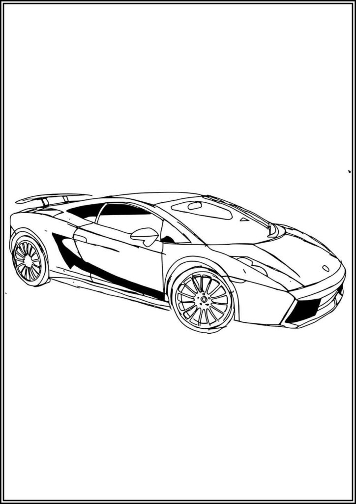 Kolorowanki Lamborghini Do Druku Za Darmo W Pdf