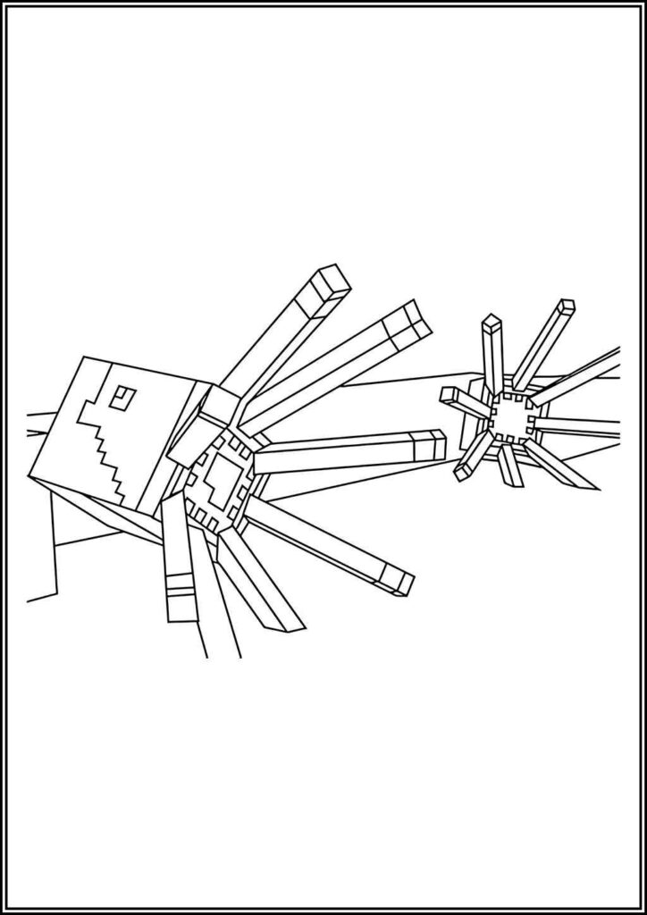 Kolorowanki Minecraft Do Druku Za Darmo W Pdf