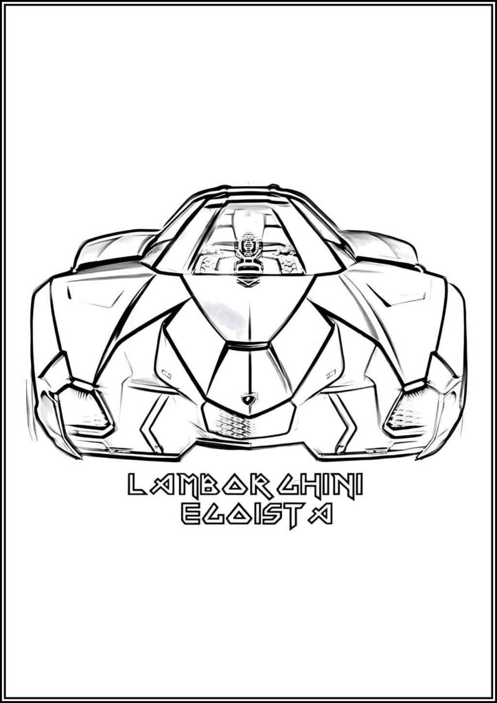 Kolorowanki Lamborghini Do Druku Za Darmo W Pdf