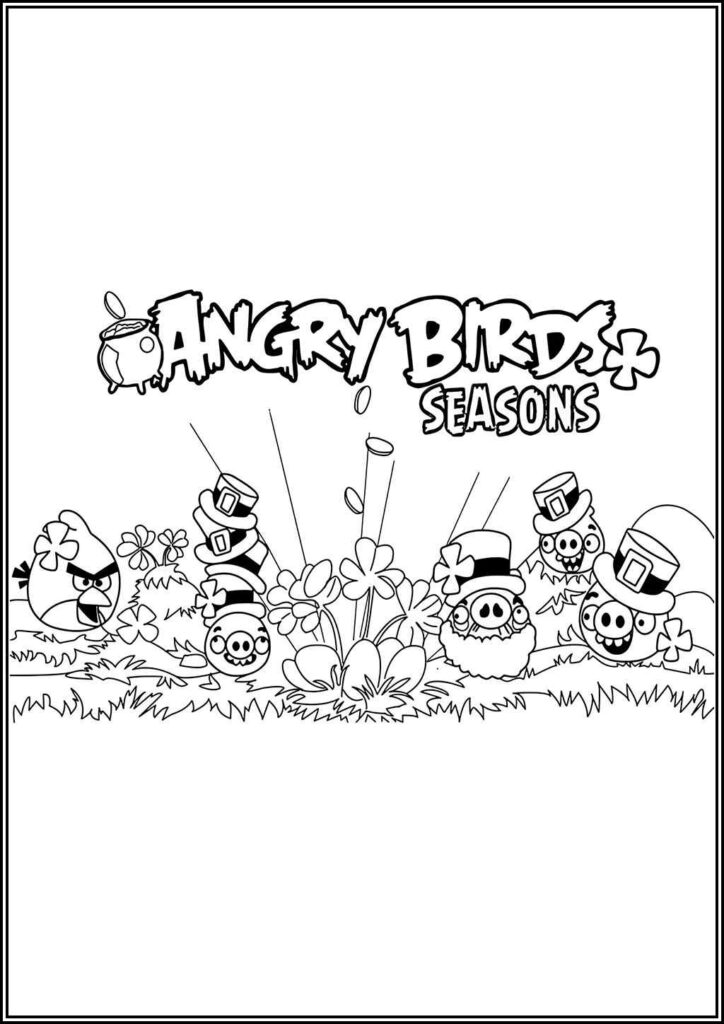 Kolorowanki Angry Birds Do Druku Za Darmo W Pdf