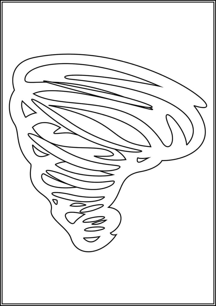 Kolorowanki Tornado Do Druku Za Darmo W Pdf