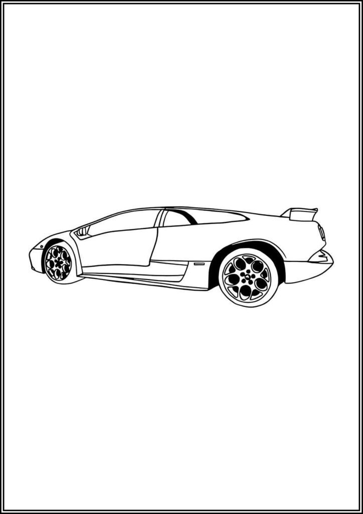 Kolorowanki Lamborghini Do Druku Za Darmo W Pdf