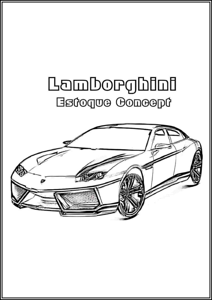 Kolorowanki Lamborghini Do Druku Za Darmo W Pdf