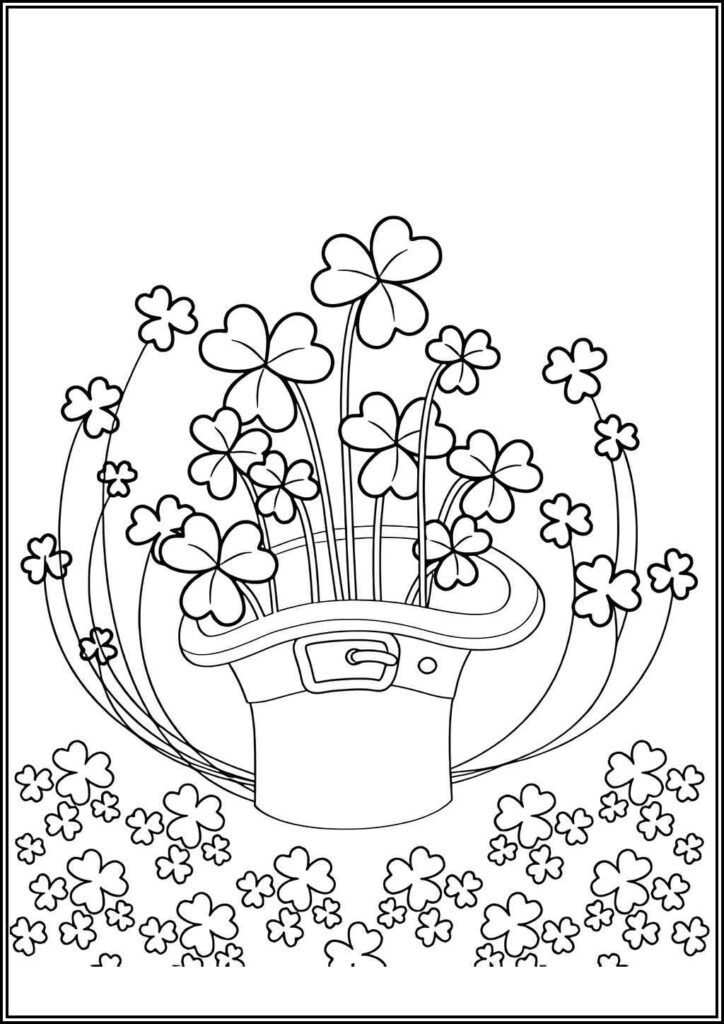 Kolorowanki Shamrock Do Druku Za Darmo W Pdf