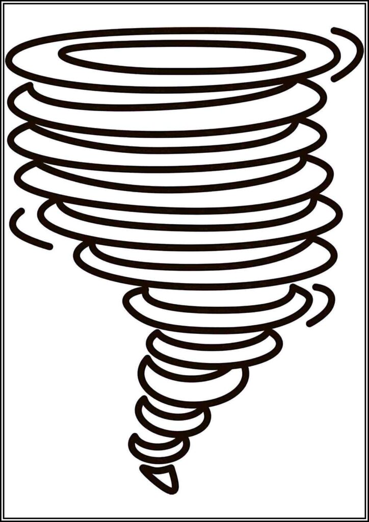 Kolorowanki Tornado Do Druku Za Darmo W Pdf