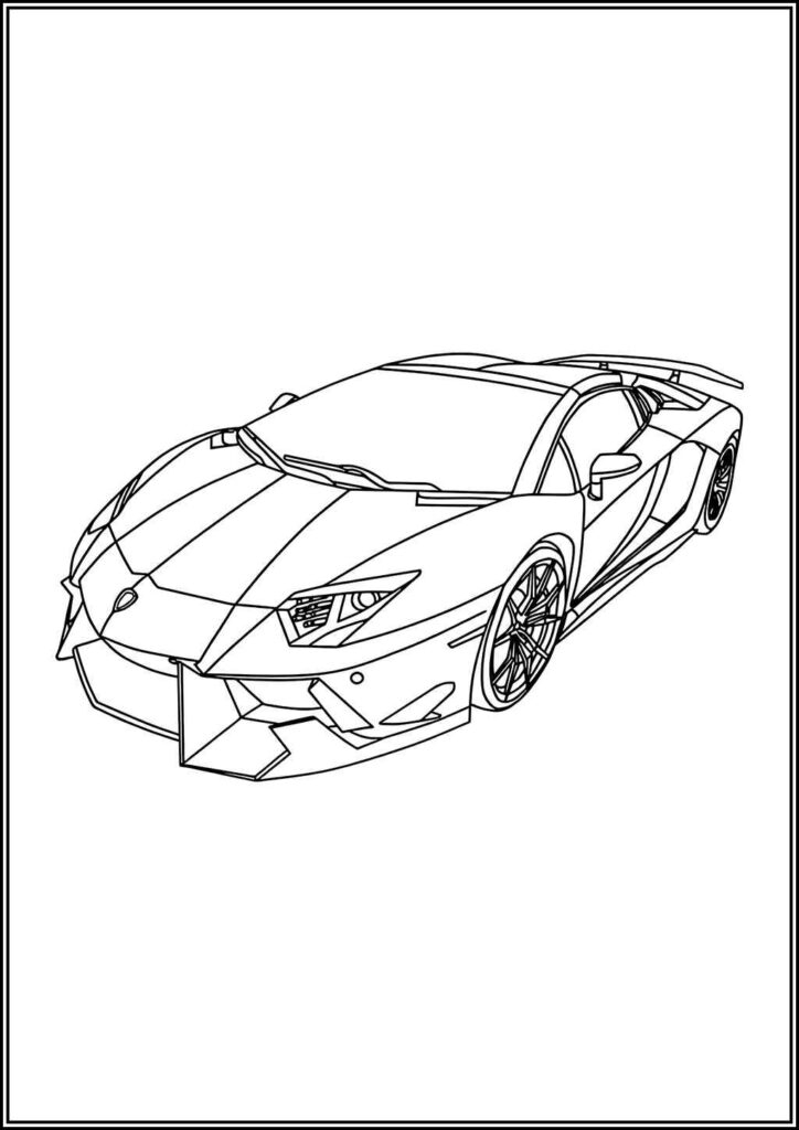 Kolorowanki Lamborghini Do Druku Za Darmo W Pdf