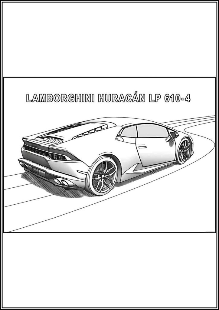 Kolorowanki Lamborghini Do Druku Za Darmo W Pdf