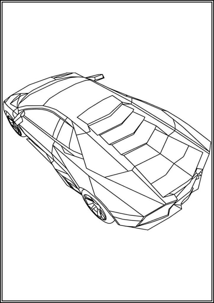 Kolorowanki Lamborghini Do Druku Za Darmo W Pdf