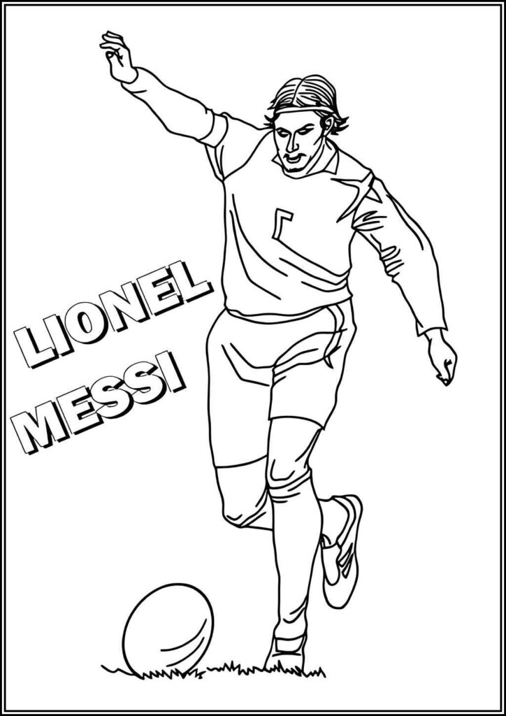 Kolorowanki Leo Messi Do Druku Za Darmo W Pdf