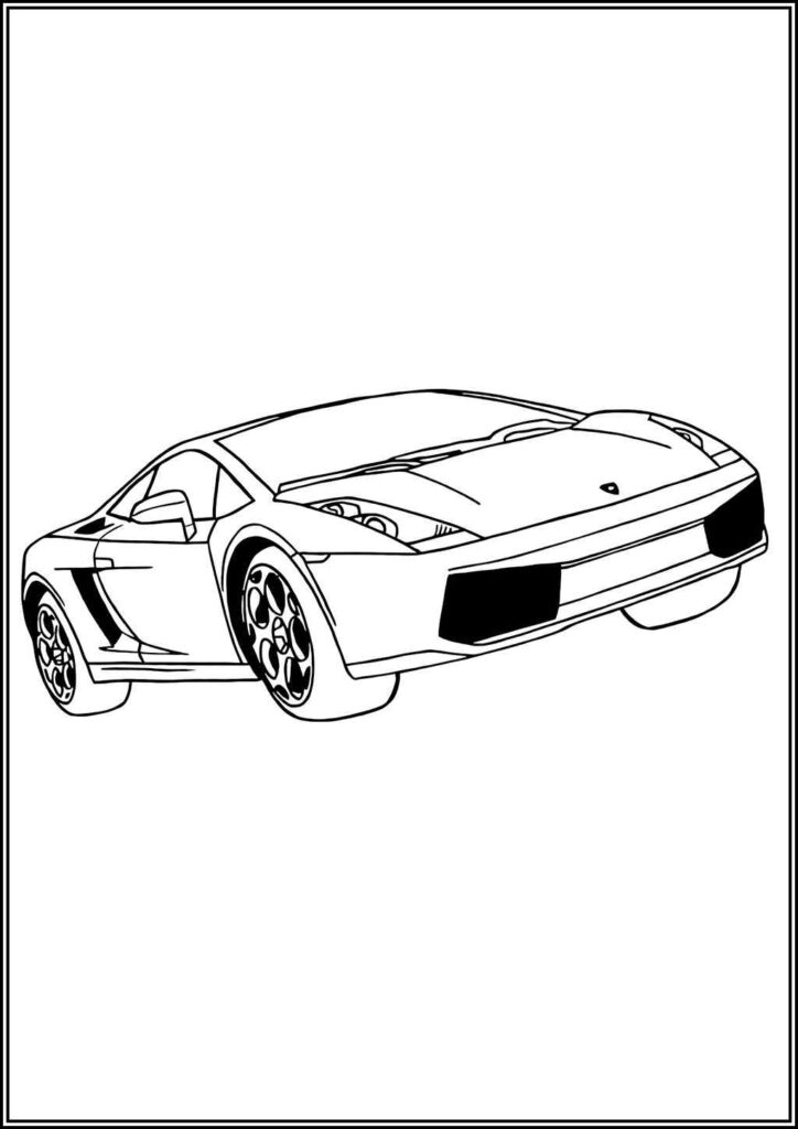 Kolorowanki Lamborghini Do Druku Za Darmo W Pdf