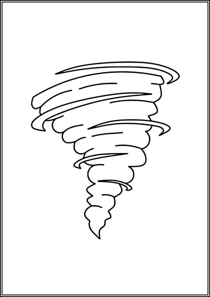 Kolorowanki Tornado Do Druku Za Darmo W Pdf