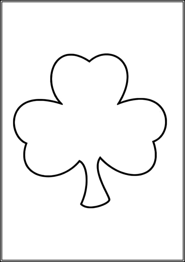 Kolorowanki Shamrock Do Druku Za Darmo W Pdf