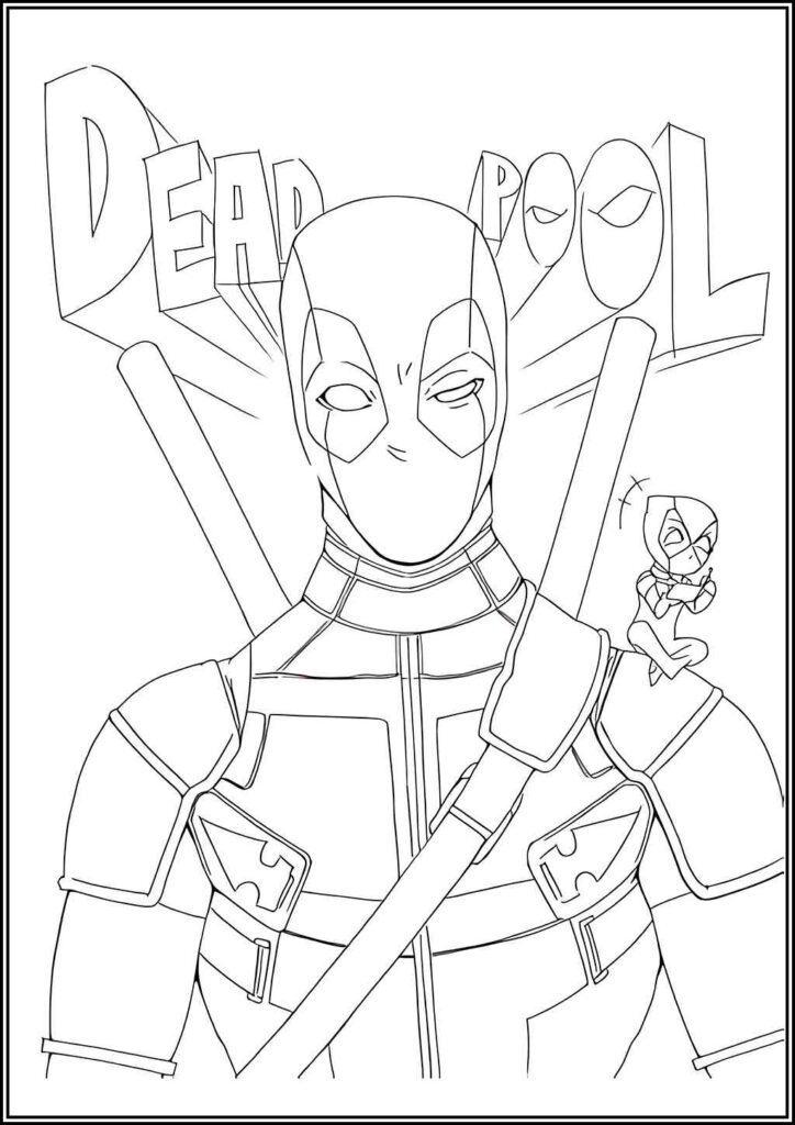 Kolorowanki Deadpool Do Druku Za Darmo W Pdf