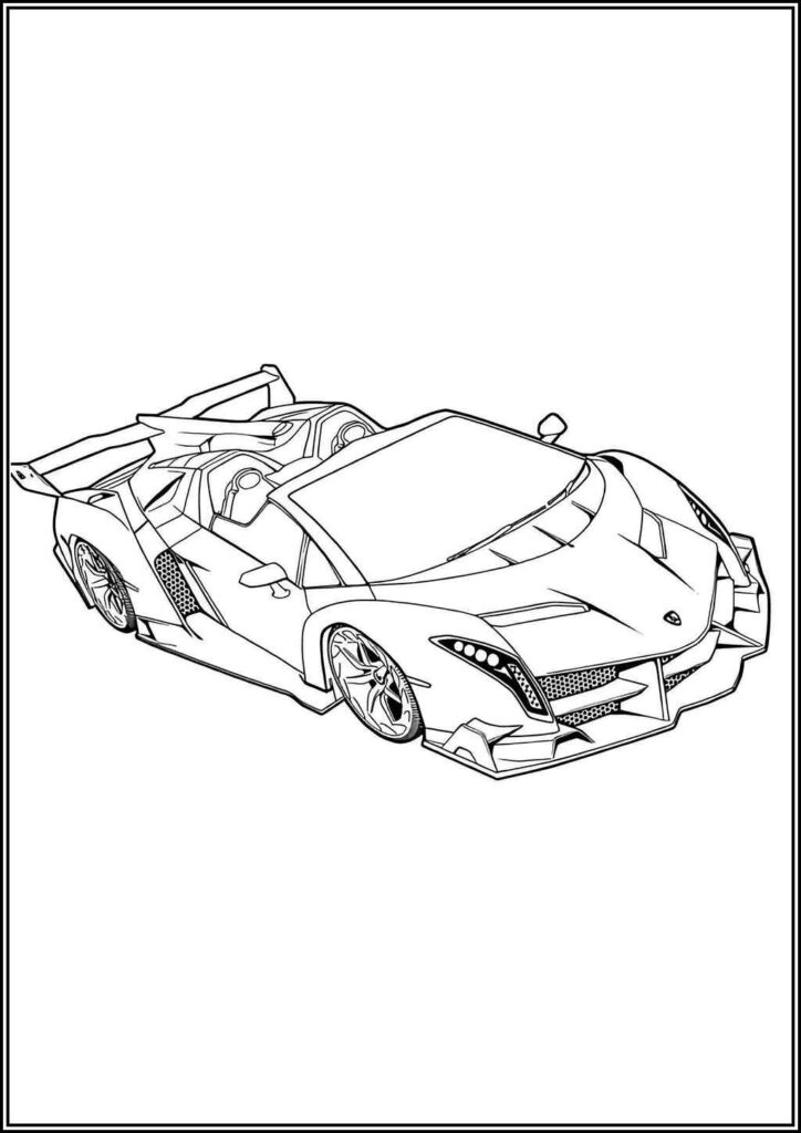 Kolorowanki Lamborghini Do Druku Za Darmo W Pdf