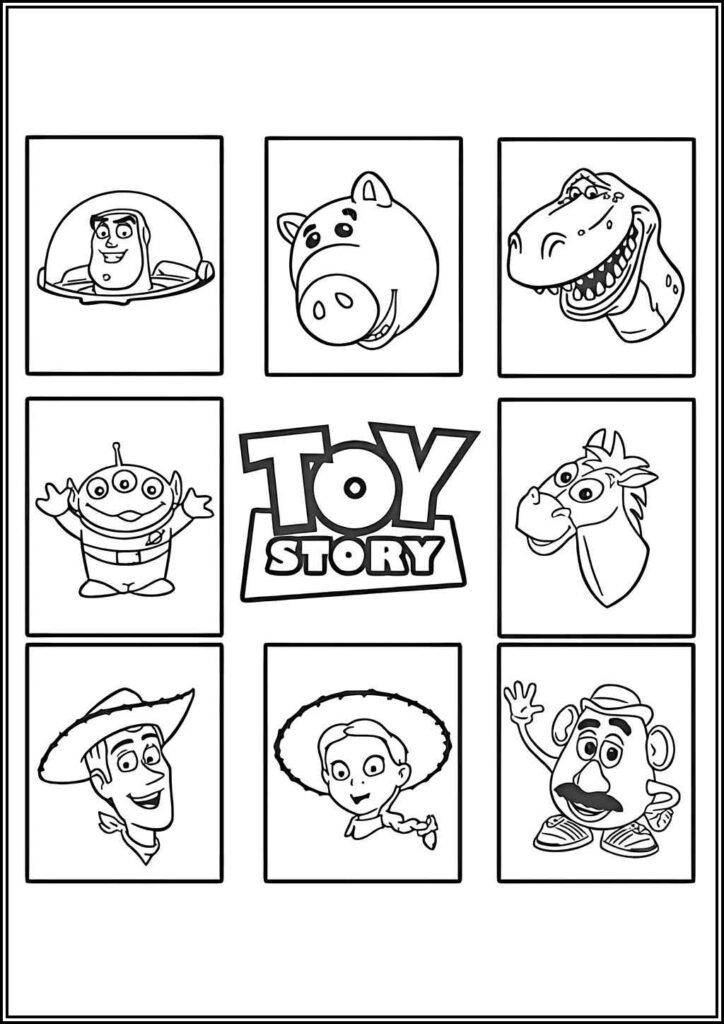 Kolorowanki Toy Story Do Druku Za Darmo W Pdf