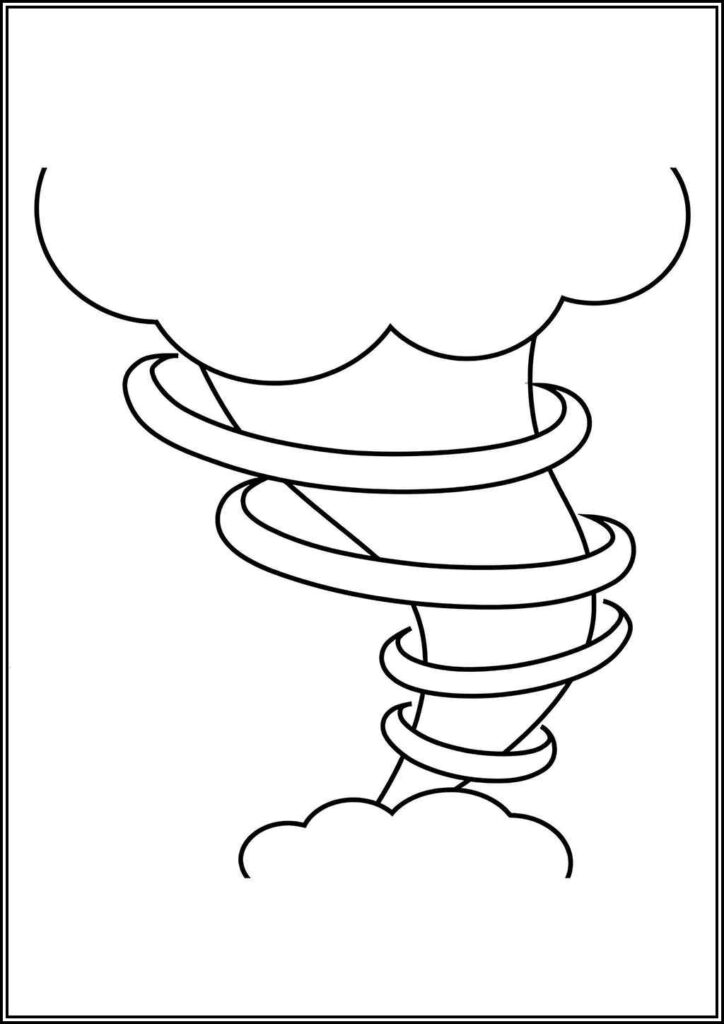 Kolorowanki Tornado Do Druku Za Darmo W Pdf