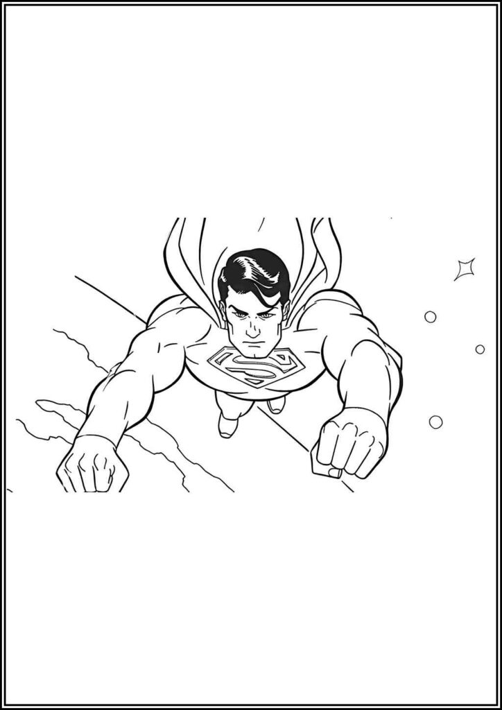 Kolorowanki Superman Do Druku Za Darmo W Pdf