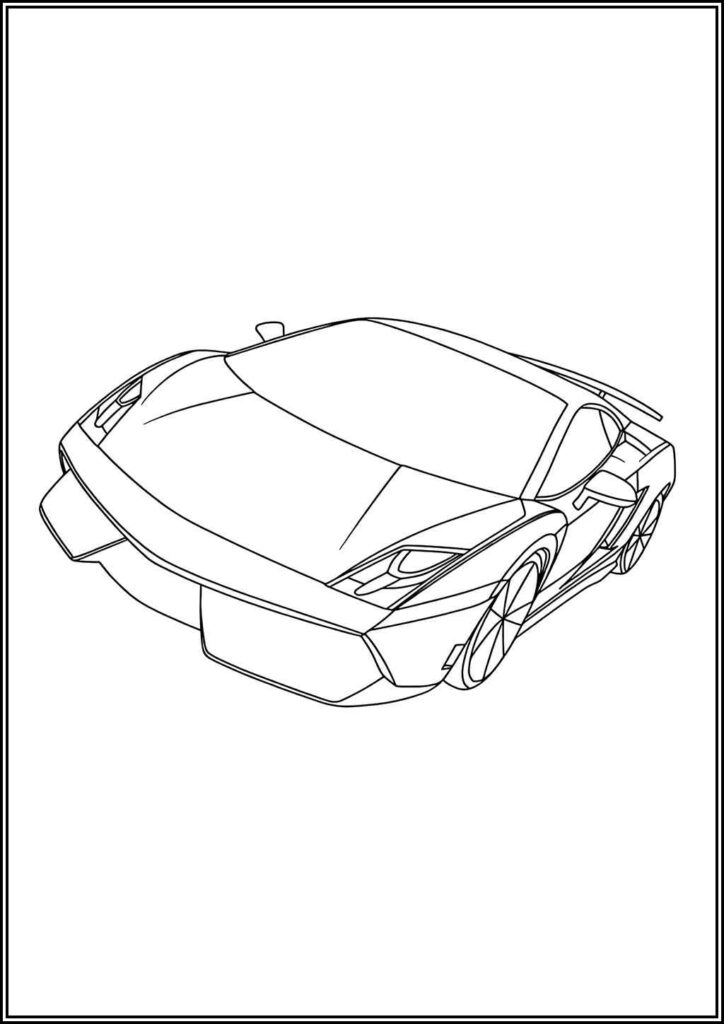 Kolorowanki Lamborghini Do Druku Za Darmo W Pdf