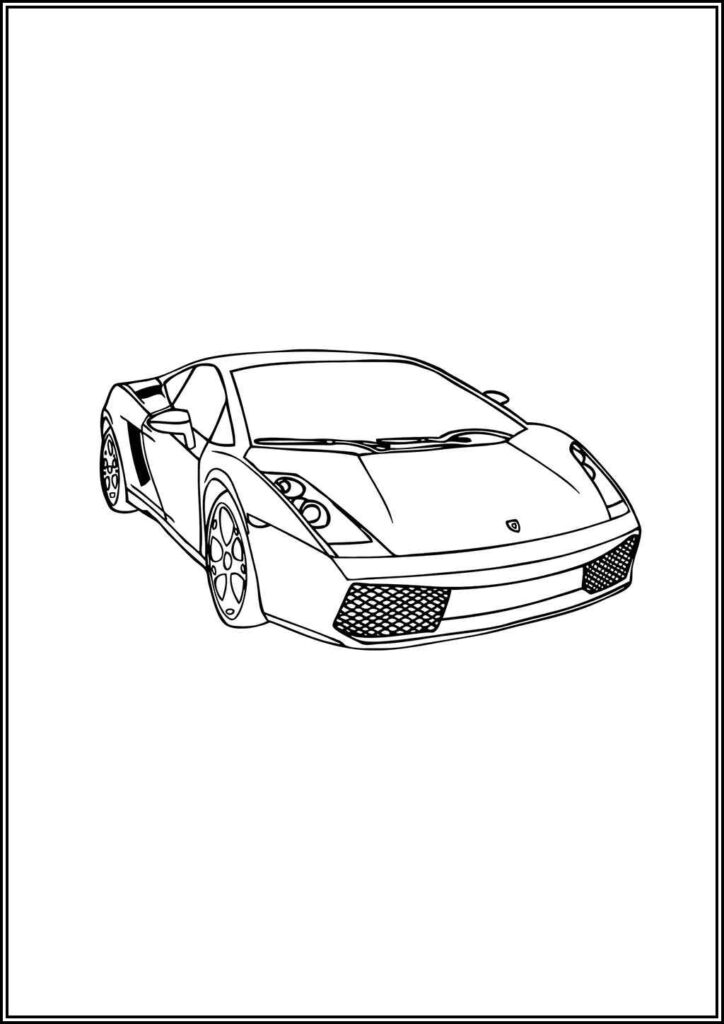 Kolorowanki Lamborghini Do Druku Za Darmo W Pdf