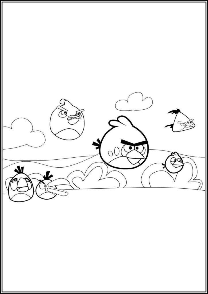 Kolorowanki Angry Birds Do Druku Za Darmo W Pdf