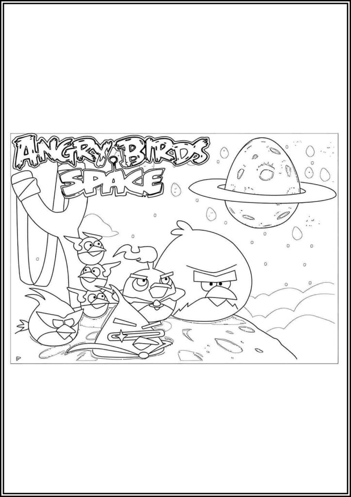 Kolorowanki Angry Birds Do Druku Za Darmo W Pdf