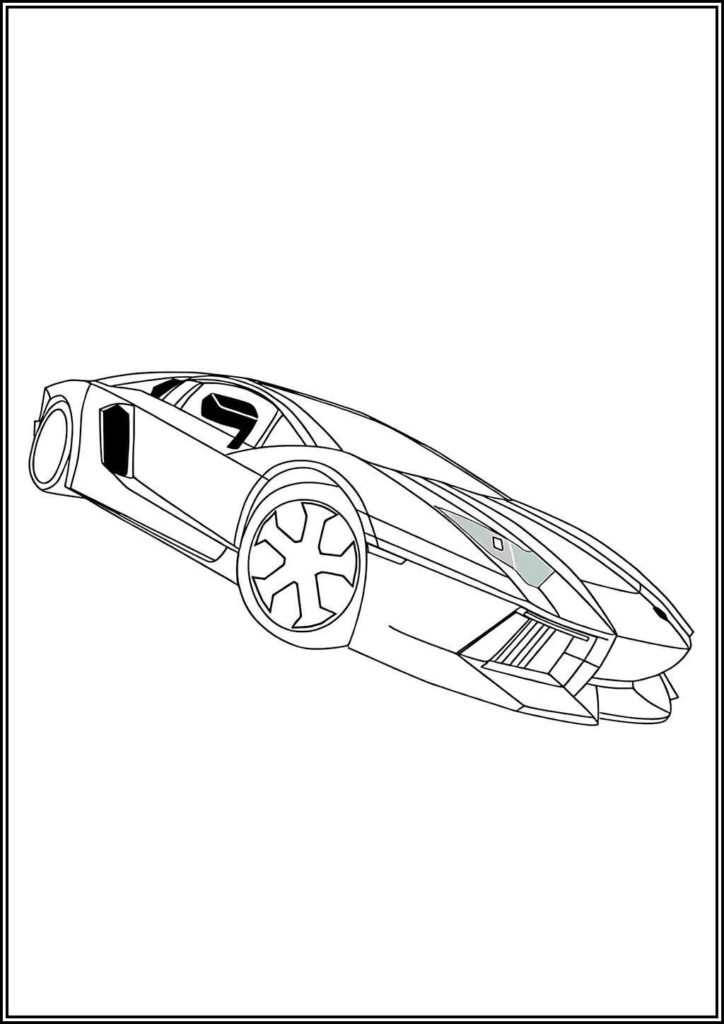 Kolorowanki Lamborghini Do Druku Za Darmo W Pdf