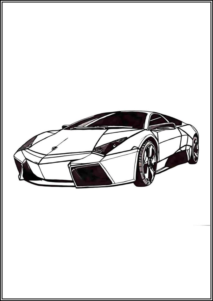 Kolorowanki Lamborghini Do Druku Za Darmo W Pdf