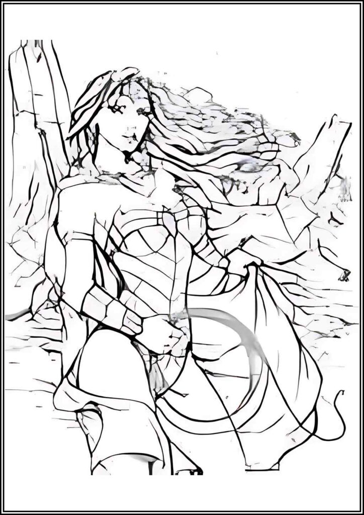 Kolorowanki Wonder Woman Do Druku Za Darmo W Pdf