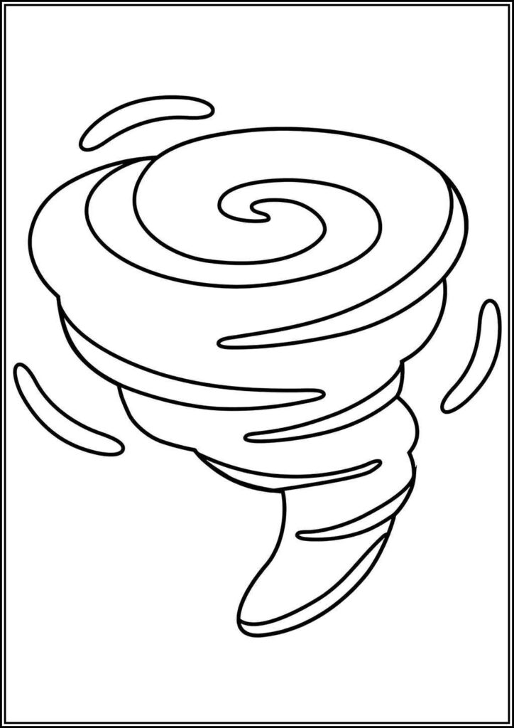 Kolorowanki Tornado Do Druku Za Darmo W Pdf