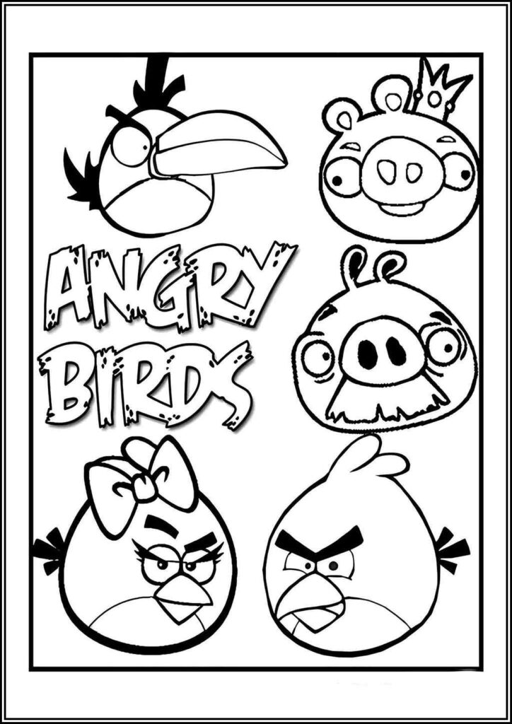 Kolorowanki Angry Birds Do Druku Za Darmo W Pdf