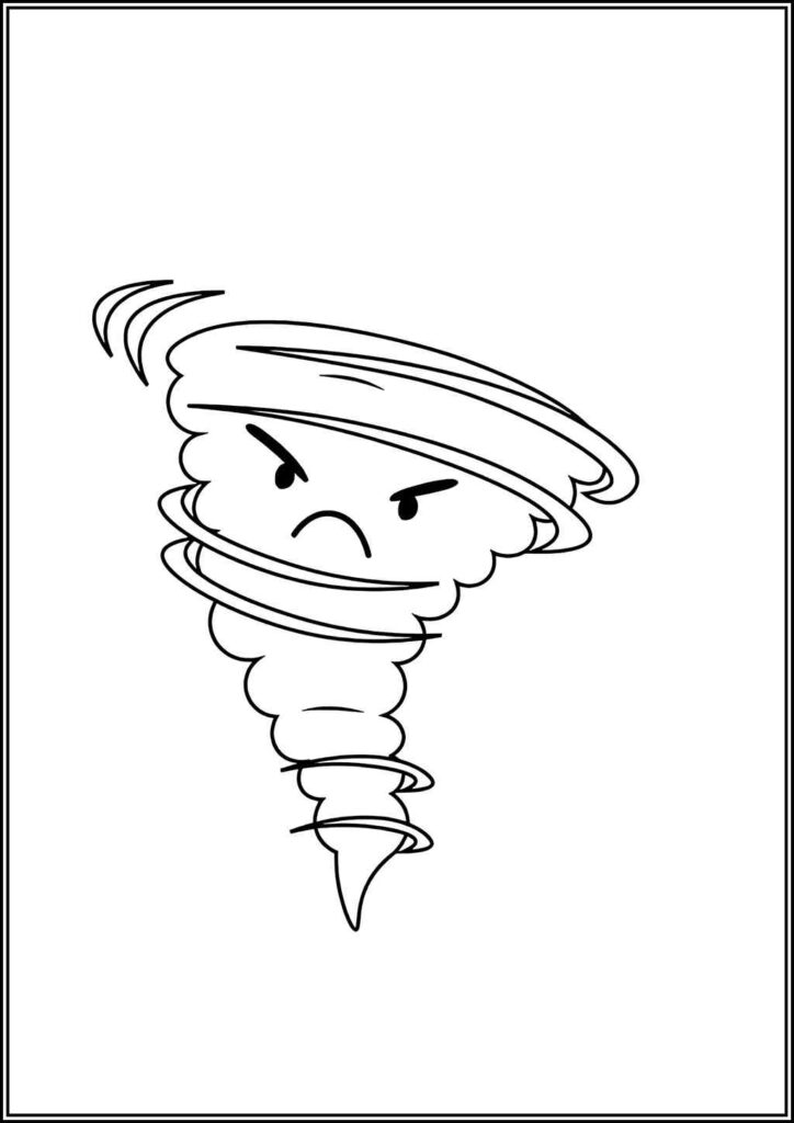 Kolorowanki Tornado Do Druku Za Darmo W Pdf