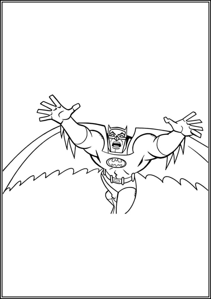 Kolorowanki Batman Do Druku Za Darmo W Pdf