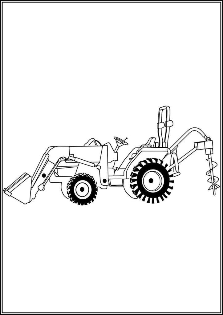 Kolorowanki Traktory Do Druku Za Darmo W Pdf