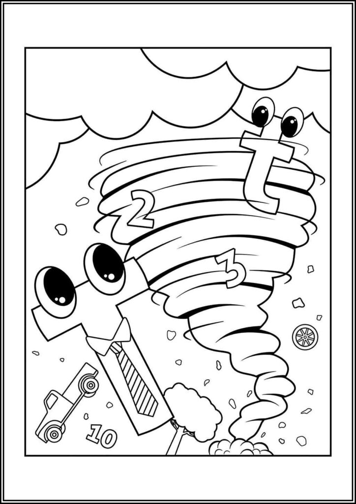 Kolorowanki Tornado Do Druku Za Darmo W Pdf