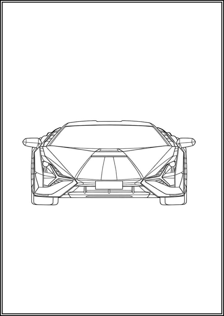 Kolorowanki Lamborghini Do Druku Za Darmo W Pdf