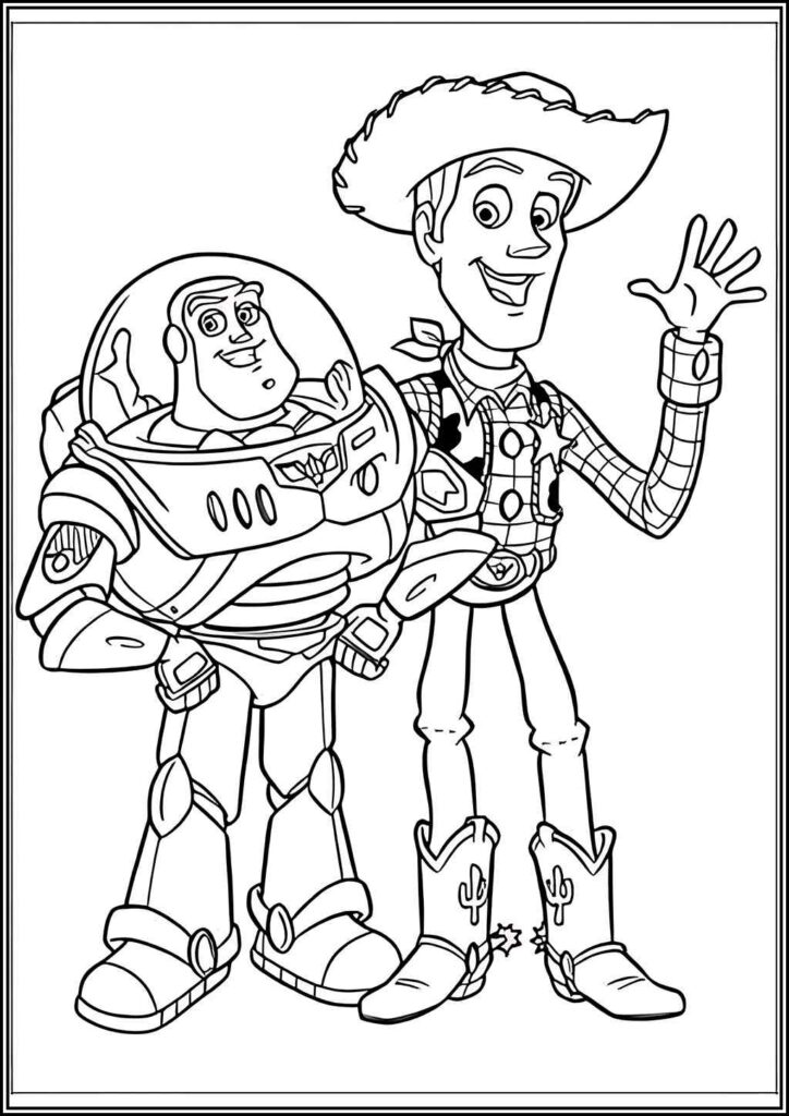 Kolorowanki Toy Story Do Druku Za Darmo W Pdf