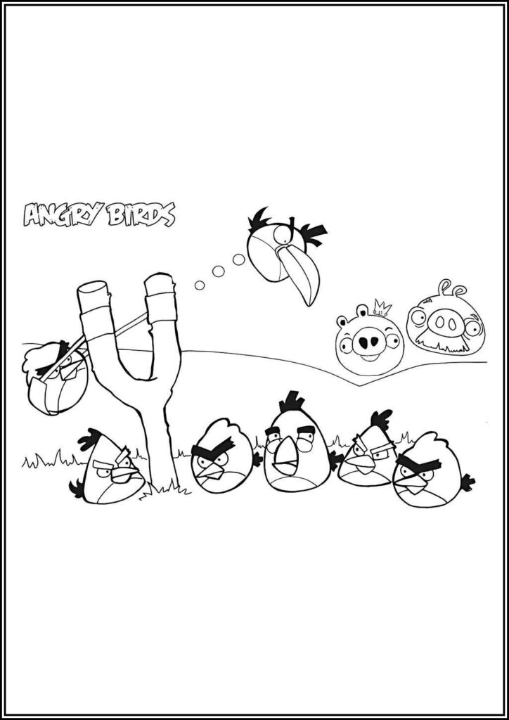 Kolorowanki Angry Birds Do Druku Za Darmo W Pdf