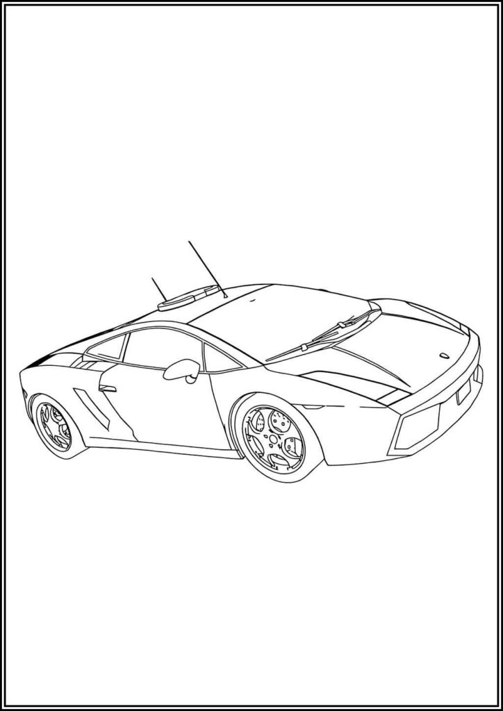 Kolorowanki Lamborghini Do Druku Za Darmo W Pdf