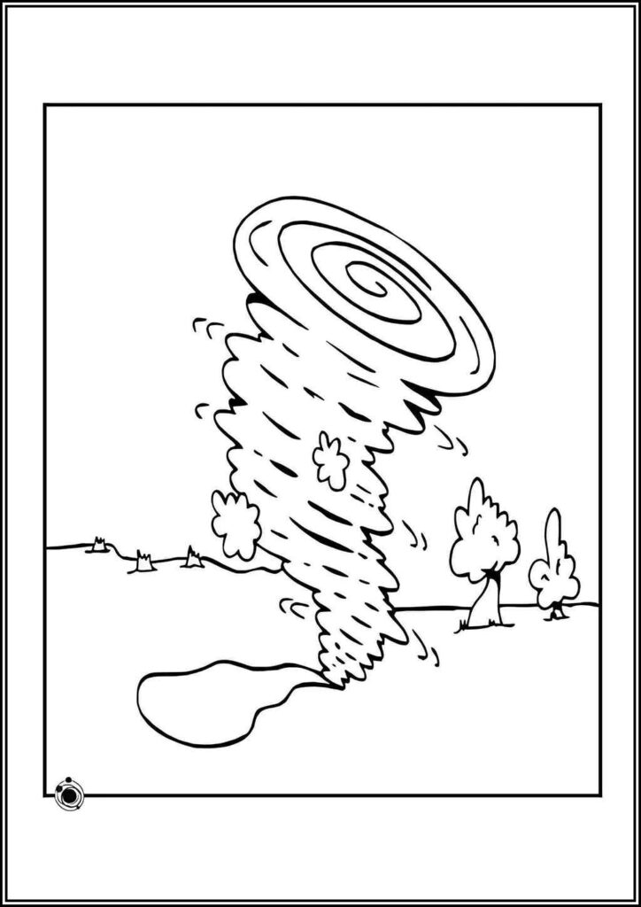 Kolorowanki Tornado Do Druku Za Darmo W Pdf