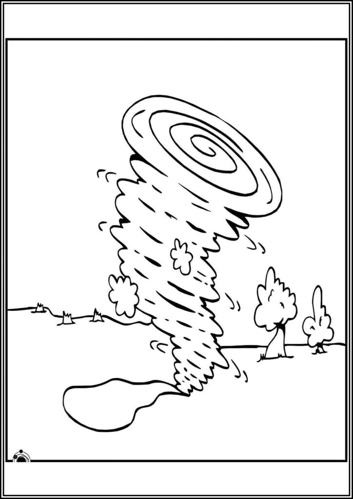 Kolorowanki Tornado Do Druku Za Darmo W Pdf