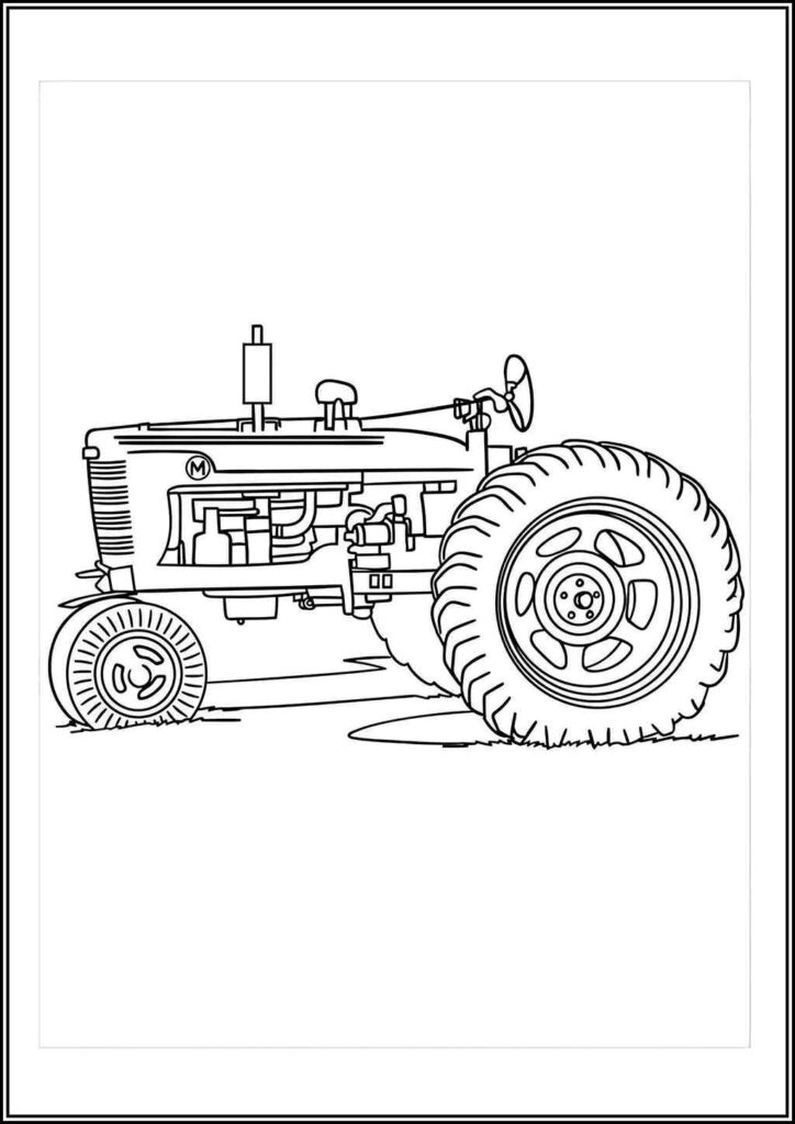 Kolorowanki Traktory Do Druku Za Darmo W Pdf