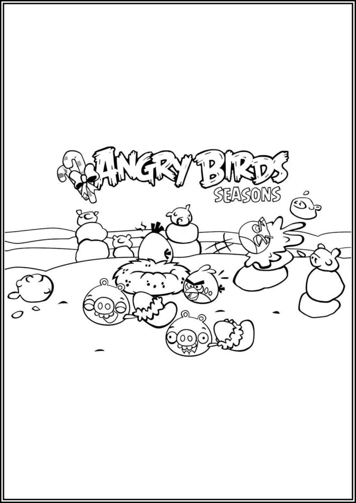 Kolorowanki Angry Birds Do Druku Za Darmo W Pdf